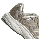 Championes deportivos Adidas modelo Eclyptix 2000 W, con diseño de malla y revestimientos metalizados en tonos beige. Presentan cordones al tono, entresuela acolchada y suela de goma con refuerzos en negro.