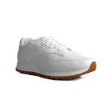 Championes deportivos American Sport modelo Otto, de diseño clásico en color blanco con suela de goma en tono caramelo.