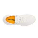 Championes Caterpillar Hex Lite Vent para mujer, color blanco, confeccionados en malla de nailon con forro reciclado, plantilla de espuma de PU y suela ligera de EVA.