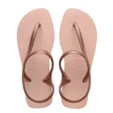 Sandalias tipo ojotas Havaianas modelo Flash Urban, con diseño de tiras entrelazadas que sujetan el talón. Presentan una base texturizada y tiras con relieve.