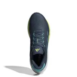 Championes Adidas Supernova Stride 2 para hombre, color azul con detalles en verde y amarillo. Ideales para running y entrenamiento.