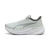 Championes Puma MaxStride Lite, color verde agua con detalles en gris y suela blanca, ideales para running y training.