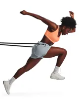 Top deportivo Under Armour con tecnología UA SmartForm, diseñado para soporte medio. Presenta un diseño de escote en V con relleno moldeado, paneles de malla estratégicos para mayor transpirabilidad y tirantes ajustables. Confeccionado en tejido elástico que absorbe el sudor y se seca rápidamente.