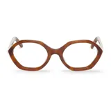 Armazón para lentes Mr Boho Paquita, color carey con detalles en blanco.