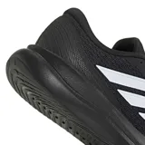 Championes de running Adidas Runfalcon 6 M, de color negro con las clásicas tres tiras laterales en blanco y suela con amortiguación Cloudfoam.