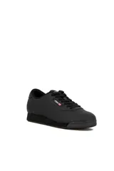 Championes deportivos Pony modelo CL 807, color negro, con diseño clásico de caña baja, cordones al tono y suela de goma.