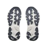 Championes de running Hoka Gaviota 6, color azul oscuro con suela blanca y detalles en naranja.