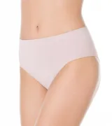 Bombacha tiro alto color beige.