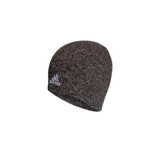 Gorro Adidas unisex de hilo mélange trenzado con sutil efecto bicolor y logo bordado.