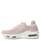Championes deportivos Push Iggy, color rosado, con capellada de tejido transpirable, cordones y suela gruesa blanca con detalles de burbujas de aire.
