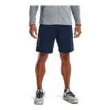 Short de entrenamiento Under Armour UA Tech Graphic para hombre, color azul marino, de ajuste holgado, ligero y transpirable, con cintura elástica y logo estampado en el lateral.