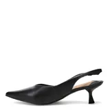 Zapatos de tacón bajo Bottero, color negro, con diseño en punta fina, talón descubierto y tira trasera ajustable con hebilla.