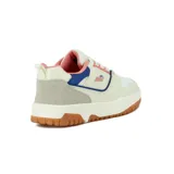 Championes Avia Cordelia, color blanco con detalles en beige, azul y rosa.