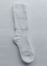 Medias de algodón azul marino con felpa en el interior.