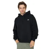 Canguro Nike SB Essential color negro, con capucha ajustable con cordón, bolsillo tipo canguro y logo bordado en el pecho.