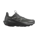 Championes de trekking Salomon Elixir Activ GTX, color negro, con tecnología Gore-Tex impermeable, chasis activo para mayor estabilidad y suela Contagrip para un agarre superior en diversos terrenos.