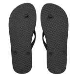Ojotas Rip Curl Icons Of Surf Bloom Open Toe, color negro con tiras de diseño clásico y logo de la marca en relieve.