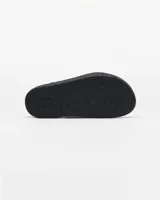 Sandalias tipo trekking marca Veja, color negro, con tiras ajustables de velcro y suela de plataforma con diseño texturizado.