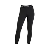 Calza deportiva negra de New Balance, modelo Sleek High Rise Sport Legging 25, confeccionada en tejido elástico con tecnología NB DRY, cintura alta y ajuste ceñido.