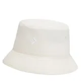 Gorro tipo bucket color blanco con logo de Converse bordado en el frente.