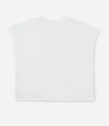 Blusa tipo muscle tee de Ashua, confeccionada en tejido ribana con textura acanalada, cuello redondo y diseño sin mangas.