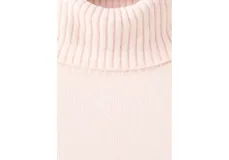 Jersey Mariana de punto medio con cuello vuelto y manga larga, de corte recto.