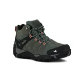 Botas de trekking Diadora Hiking para hombre, color gris oscuro, impermeables, de caña media y confeccionadas en cuero.