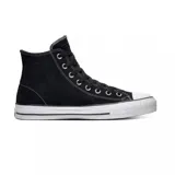 Championes Converse CTAS Pro Hi de caña alta, color negro con detalles en blanco.