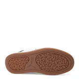 Championes urbanos Puma Park Luna, color negro con detalles en blanco, con logo Puma en los laterales y suela de goma color caramelo.