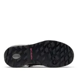 Bota de trekking Columbia modelo Newton Alpine, confeccionada en ante color arena con detalles en azul y rosa. Cuenta con sistema impermeable Omni-Tech, mediasuela Techlite para mayor amortiguación y suela de caucho Omni-Grip de alta tracción.
