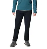 Pantalón de trekking negro, de corte recto y diseño funcional con múltiples bolsillos y tejido elástico para mayor comodidad y libertad de movimiento.