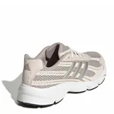 Championes Adidas Technochaos 2000 para mujer, en color beige y plateado, confeccionados con malla transpirable y refuerzos sintéticos, con suela Cloudfoam.
