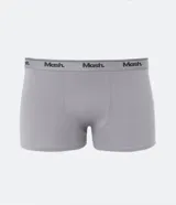 Calzoncillo tipo bóxer de la marca Mash, confeccionado en algodón con elástico en la cintura que presenta el logo de la marca estampado.