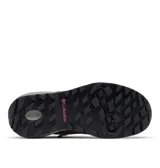 Botas de trekking Columbia modelo Newton Alpine Pt Techlite, de color marrón con detalles en celeste y fucsia en el tobillo. Cuentan con empeine de ante, suela de caucho de alta tracción y cordones de ajuste.