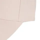 Gorra de béisbol Adidas color rosa pálido con logo bordado en el frente.