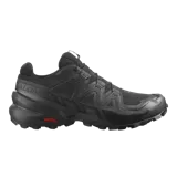 Championes de trail running Salomon Speedcross 6 Gore-Tex, color negro, impermeables y con suela de alta tracción.
