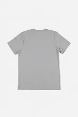 Remera gris de algodón con estampado del casco de The Mandalorian y el logo de Star Wars.