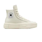 Championes Converse Chuck Taylor All Star Cruise Hi color blanco hueso con plataforma segmentada.