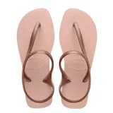 Sandalias tipo ojota Havaianas modelo Flash Urban, color negro, con diseño de tiras cruzadas que incluyen una correa trasera para mayor sujeción.