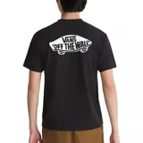 Remera Vans modelo Double Standard de color negro, confeccionada en algodón de manga corta y cuello redondo, con pequeño logotipo estampado en el pecho.