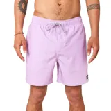Short de baño Rip Curl Daily color lila con cintura elástica ajustable con cordón.