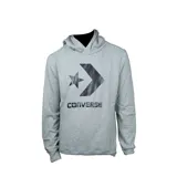 Canguro Converse Cons Core Popover gris con logo estampado en el pecho.