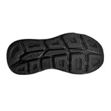 Championes de running Hoka modelo Bondi 9, color negro, con suela gruesa y amortiguación pronunciada.