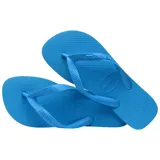 Ojotas Havaianas modelo Top, color fucsia, con diseño clásico de suela de goma texturizada y tiras anchas con el logo de la marca en relieve.
