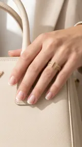 Anillo abierto de acero con baño de oro, decorado con pequeñas circonias incrustadas en toda su superficie.