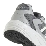 Championes deportivos Adidas modelo Eclyptix 2000, de diseño retro inspirado en los años 2000. Presentan una combinación de malla transpirable y revestimientos sintéticos en tonos grises, con las icónicas tres tiras laterales en blanco. Cuentan con entresuela Cloudfoam para mayor amortiguación y suela de goma resistente.