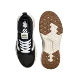 Championes Vans UltraRange Neo VR3 unisex, color negro con detalles en beige y blanco. Confeccionados con materiales reciclados y cuero regenerativo.