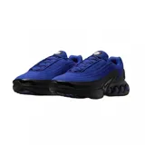 Championes Nike Air Max Dn, modelo en color azul y negro, con diseño moderno y suela con cámaras de aire visibles.