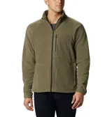 Campera polar Columbia modelo Fast Trek II, de cuello alto y cierre frontal completo. Cuenta con un bolsillo con cierre en el pecho y dos bolsillos laterales con cierre. Diseño funcional en microfibra de poliéster.