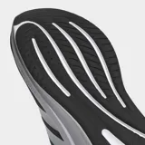 Championes de running Adidas modelo Supernova Ease 2, color negro con detalles en blanco. Presentan empeine de malla técnica ligera, mediasuela Dreamstrike para una amortiguación blanda y estable, y suela de goma con tracción dinámica.